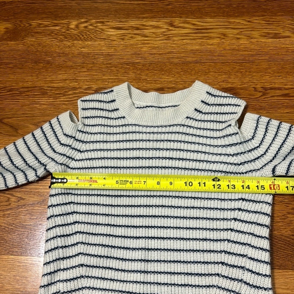 All Saints Striped Mull Jumper Sweater‎ Wool Alpaca Size Small - Picture 6 of 7